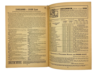 Swamp-Root Almanac and Dream Book 1938