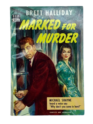 Item #203 Marked for Murder. Brett Halliday