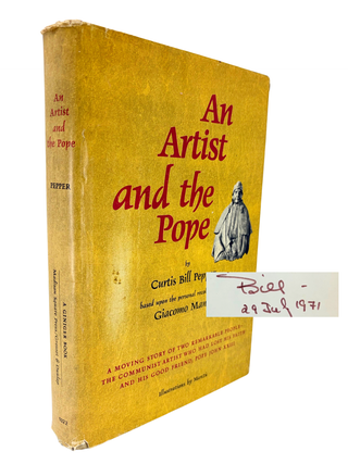 Item #299 An Artist & the Pope. Curtis Bill Pepper