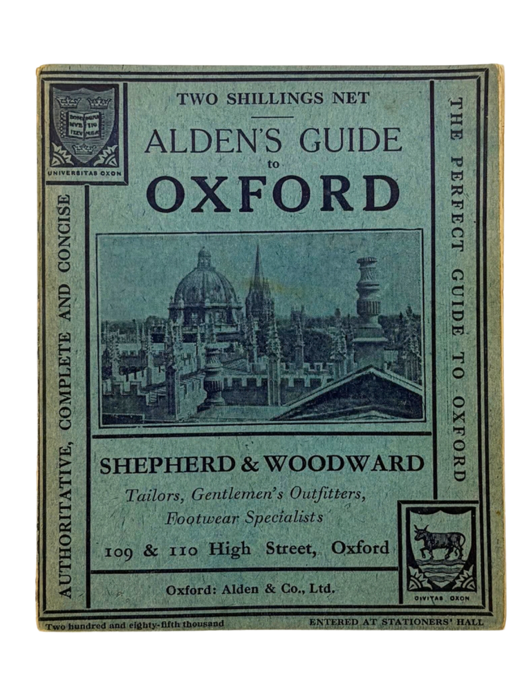 Item #347 Alden&rsquo;s Guide to Oxford. Alden Press.