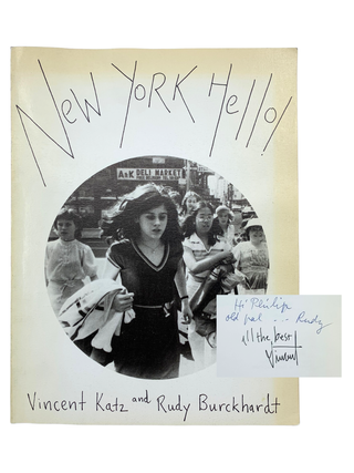 Item #88 New York Hello! Vincent Katz, Rudy Burckhardt